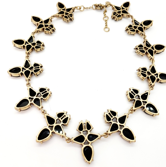 J. Crew Gold Radiant Crystal Statement Necklace - Picture 4 of 4